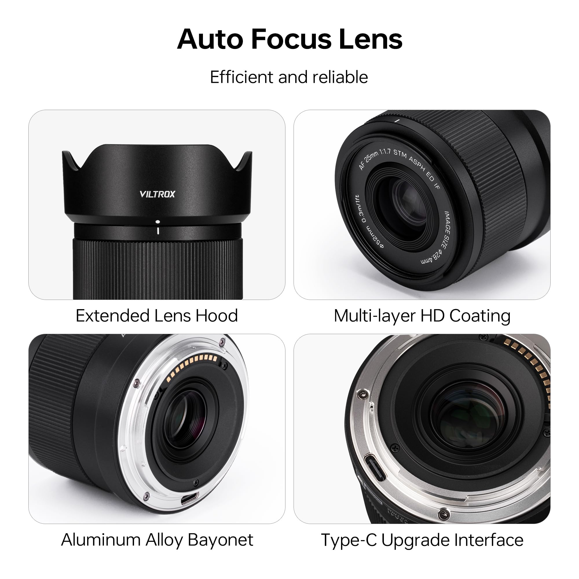 Amazon.com : VILTROX AF 25mm F1.7 Air Lens for Nikon Z Mount, f